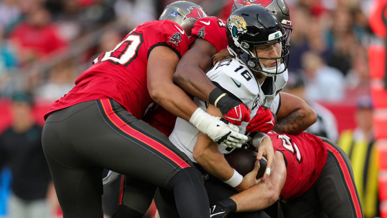 Trevor Lawrence Battered & Bruised In Buccaneers Loss; Texans Impact?
