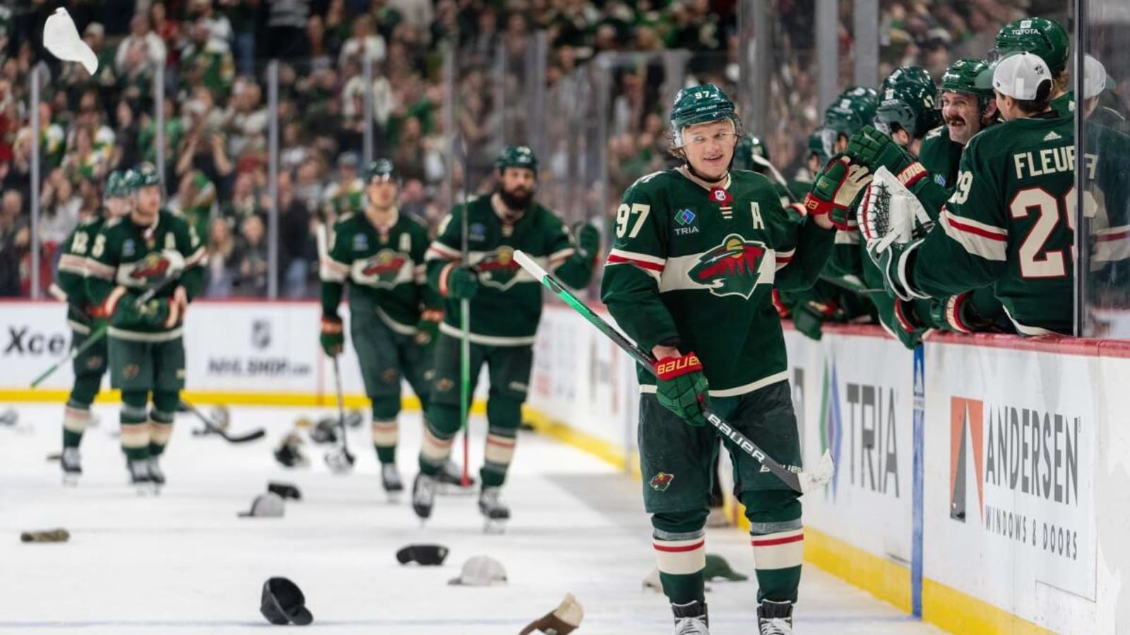 Kirill Kaprizov the hero with hat trick as desperate Wild win