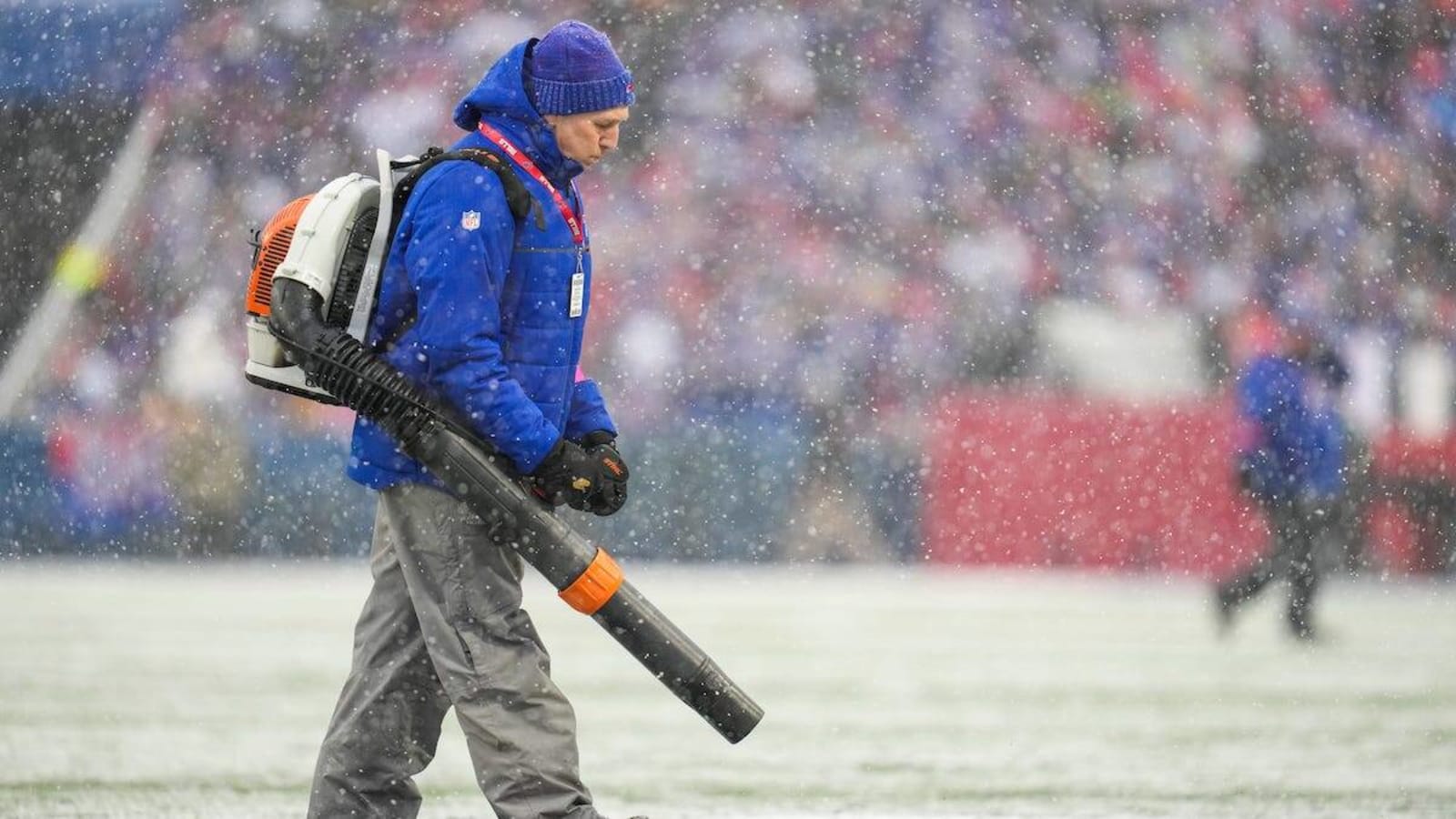 Buffalo Bills share video of Highmark Stadium enveloped by blizzard