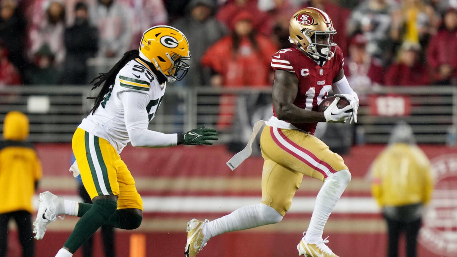 49ers star wideout Deebo Samuel ruled out for 2nd half vs. Packers with shoulder injury