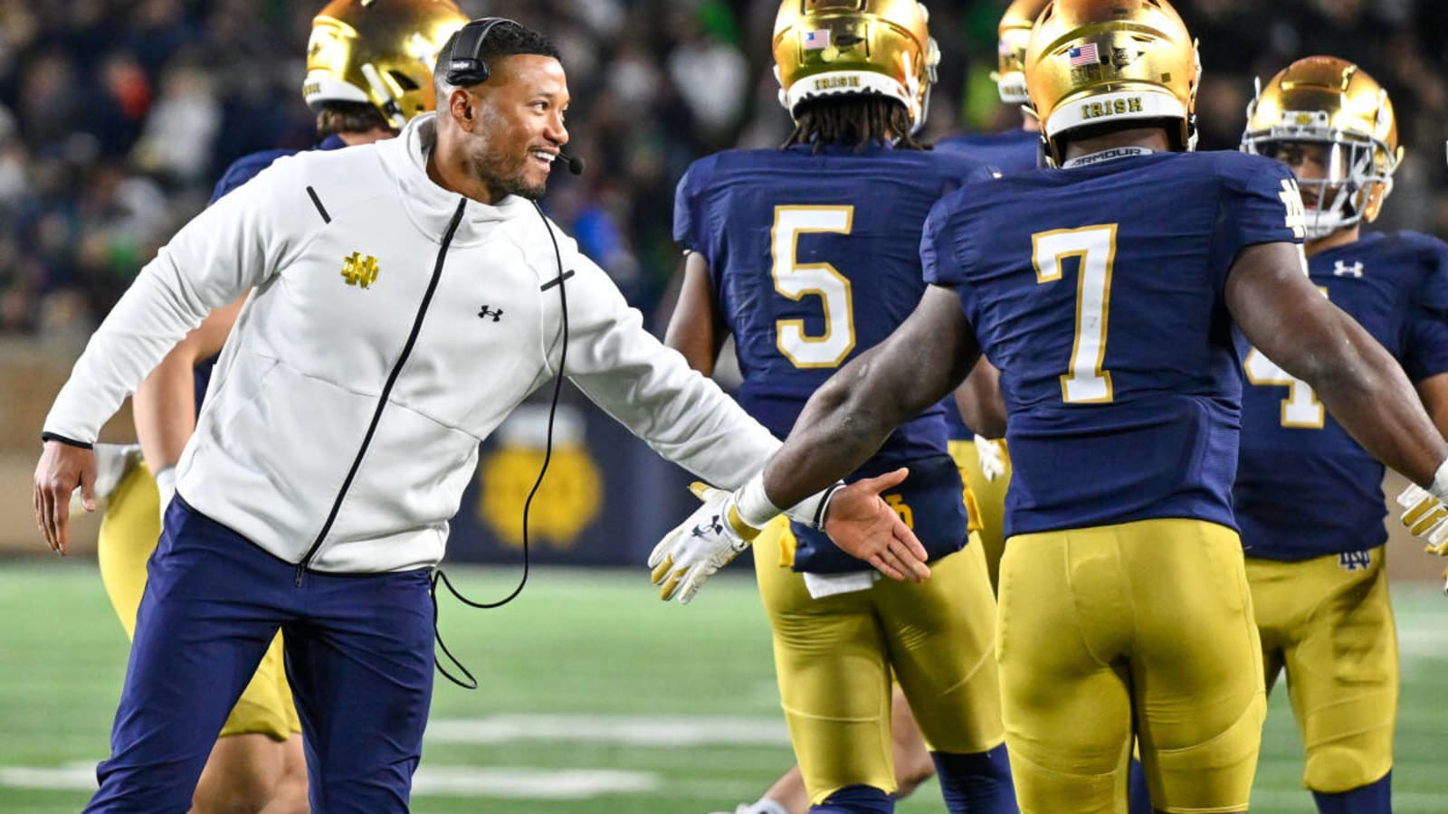 Notre Dame&#39;s Marcus Freeman Raves About Stanford&#39;s Troy Taylor