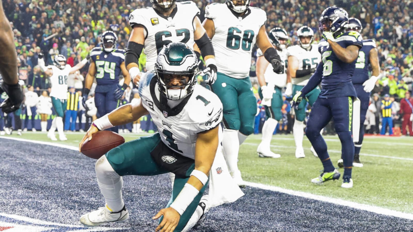 Watch: Jalen Hurts Ties NFL Record With Rushing TD