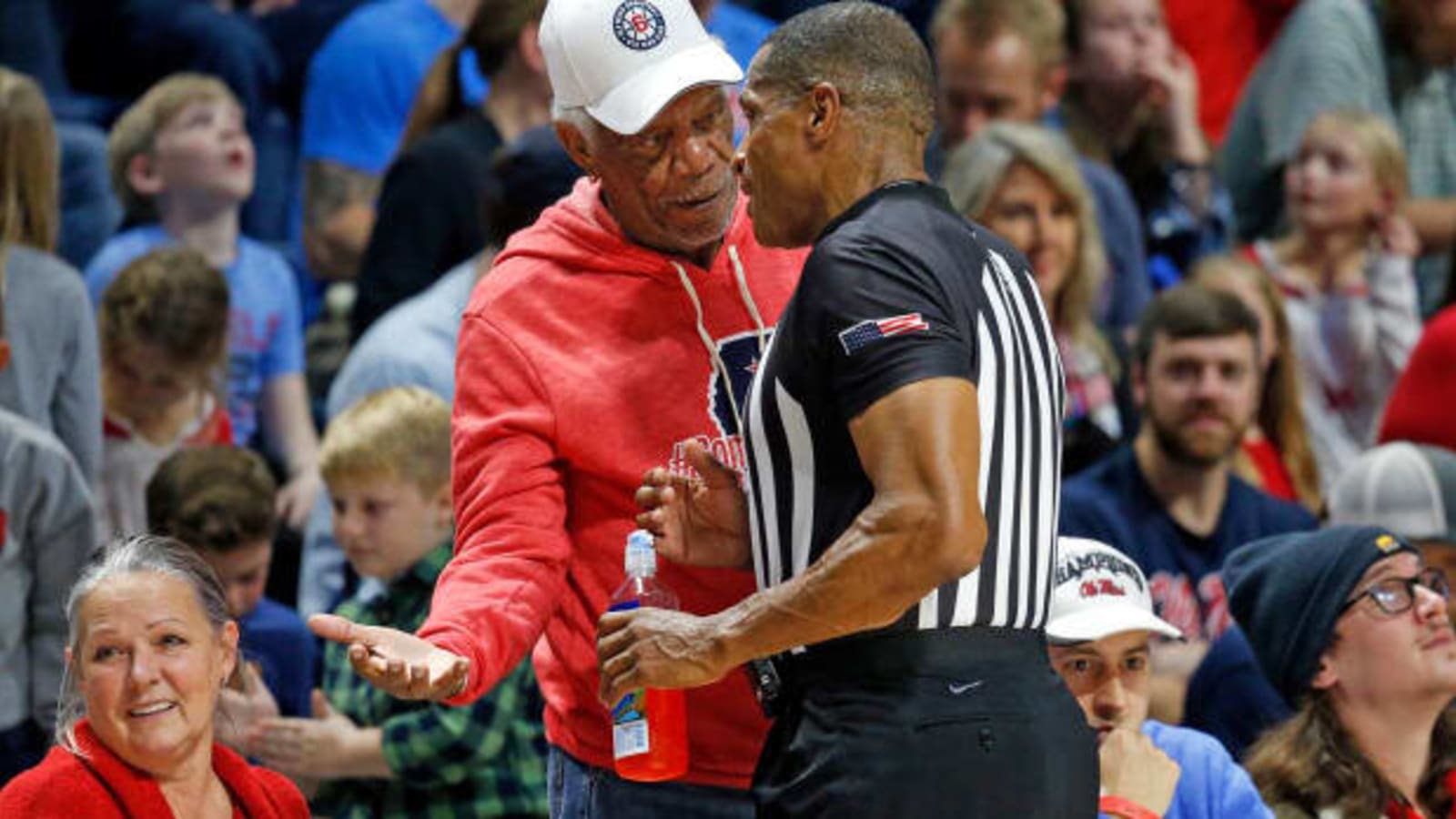 Auburn Player Shares Hilarious In-Game Interaction With Ole Miss Fan Morgan Freeman