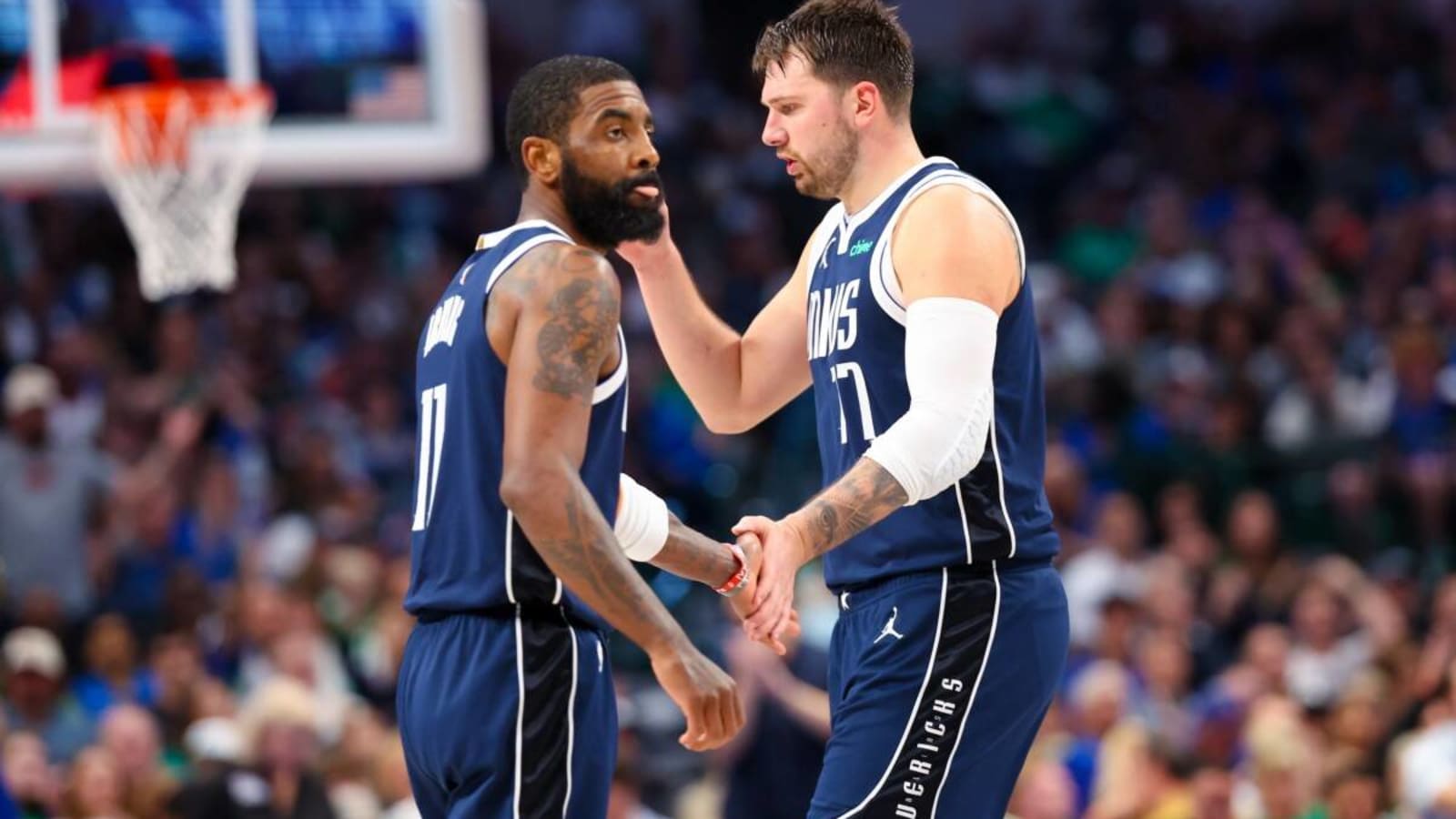 &#39;Great Chemistry&#39; of Luka and Kyrie Key to Playoffs Push