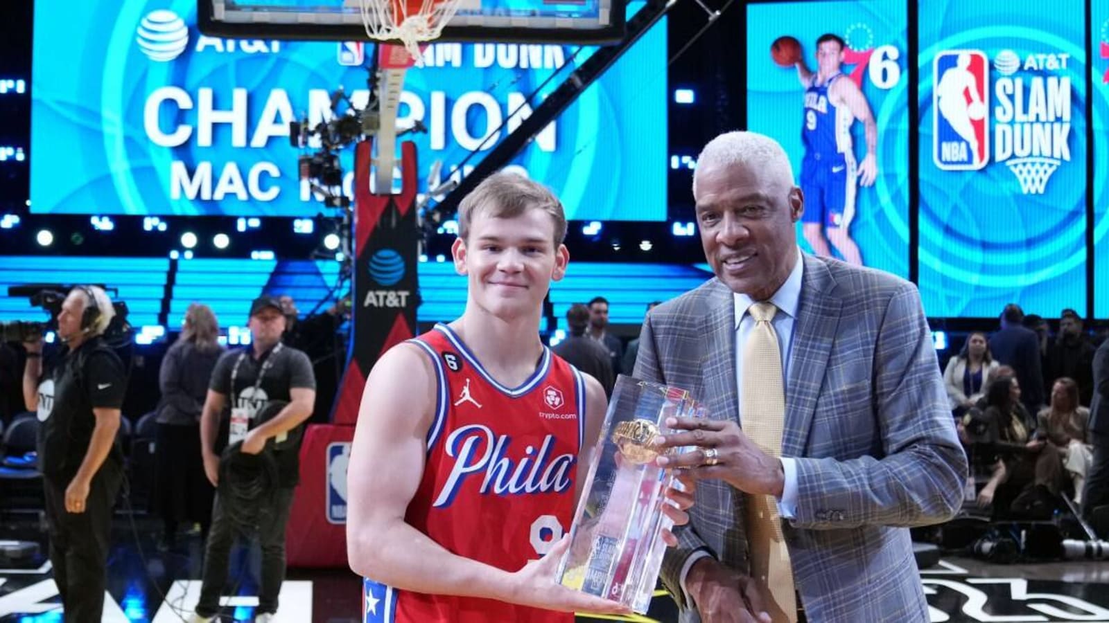 Mac McClung, Jaime Jaquez, Jaylen Brown, and Jacob Toppin to participate in NBA Slam Dunk Contest