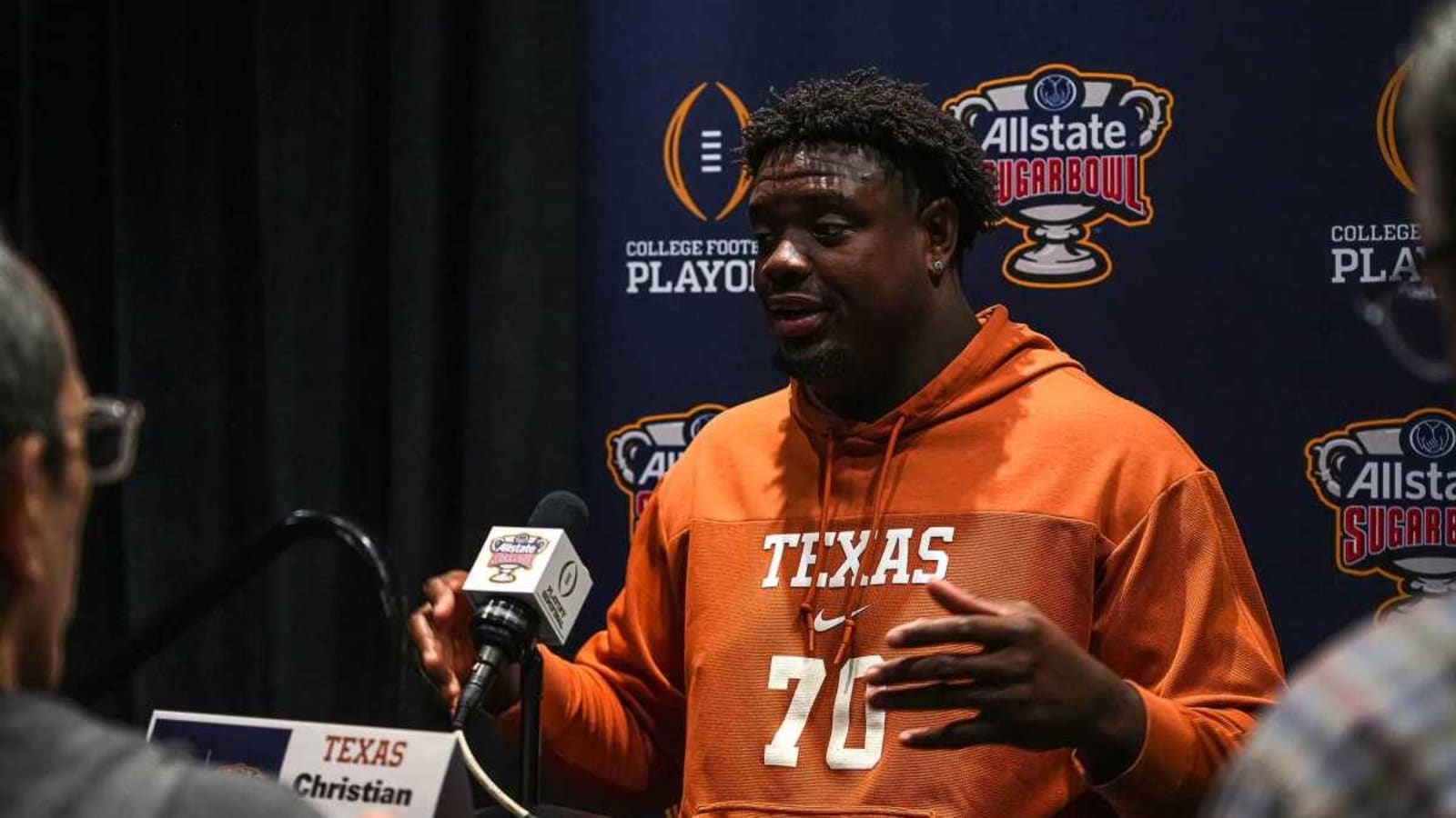 Texas Veteran OT Christian Jones Talks Overcoming Adversity This Season