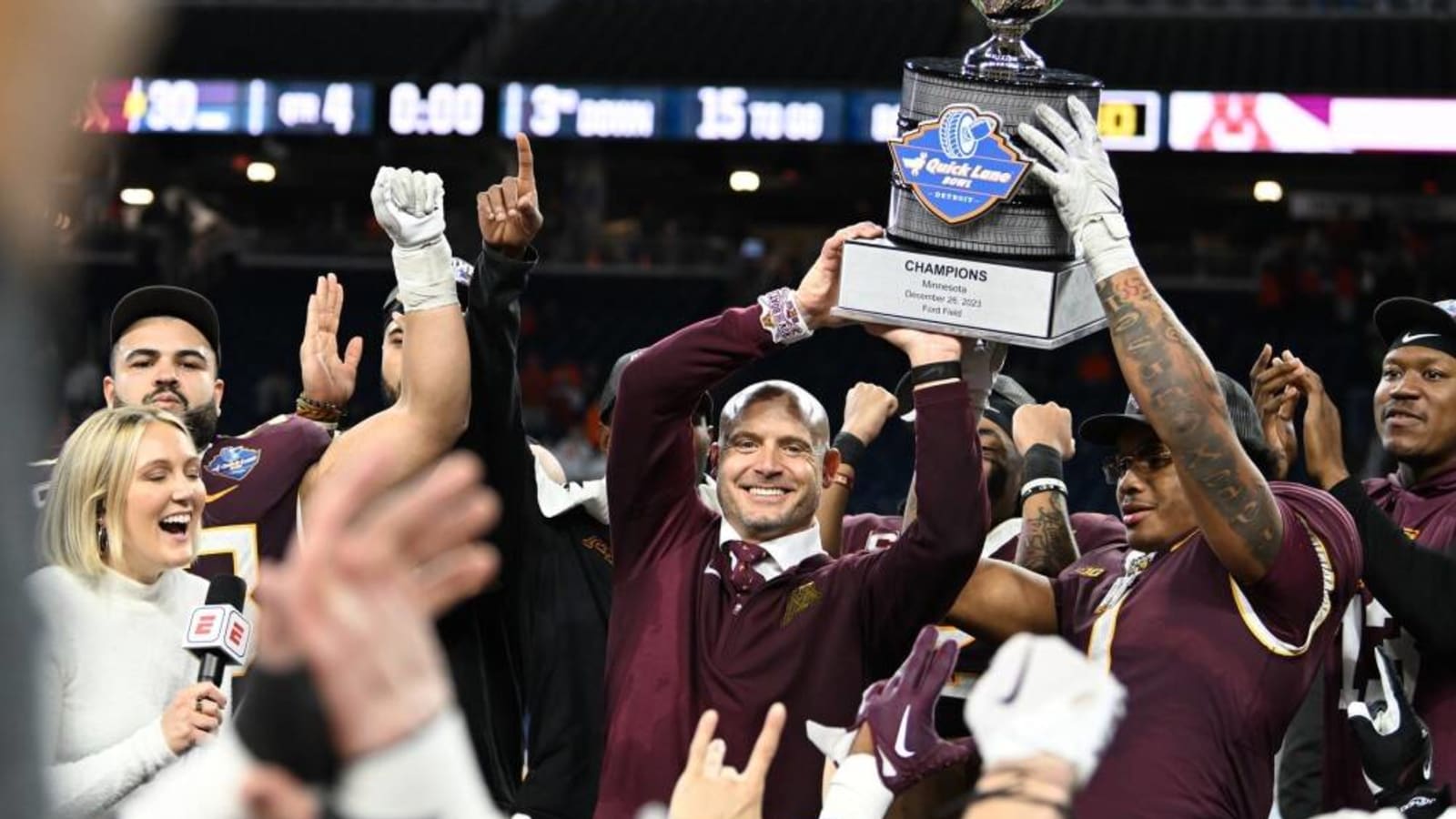 Minnesota&#39;s P.J. Fleck appears to squash UCLA speculation