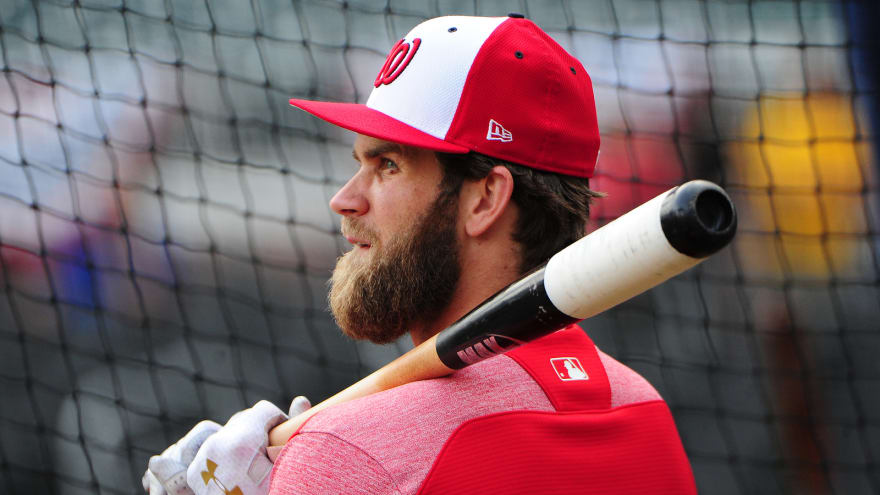 bryce harper batting practice