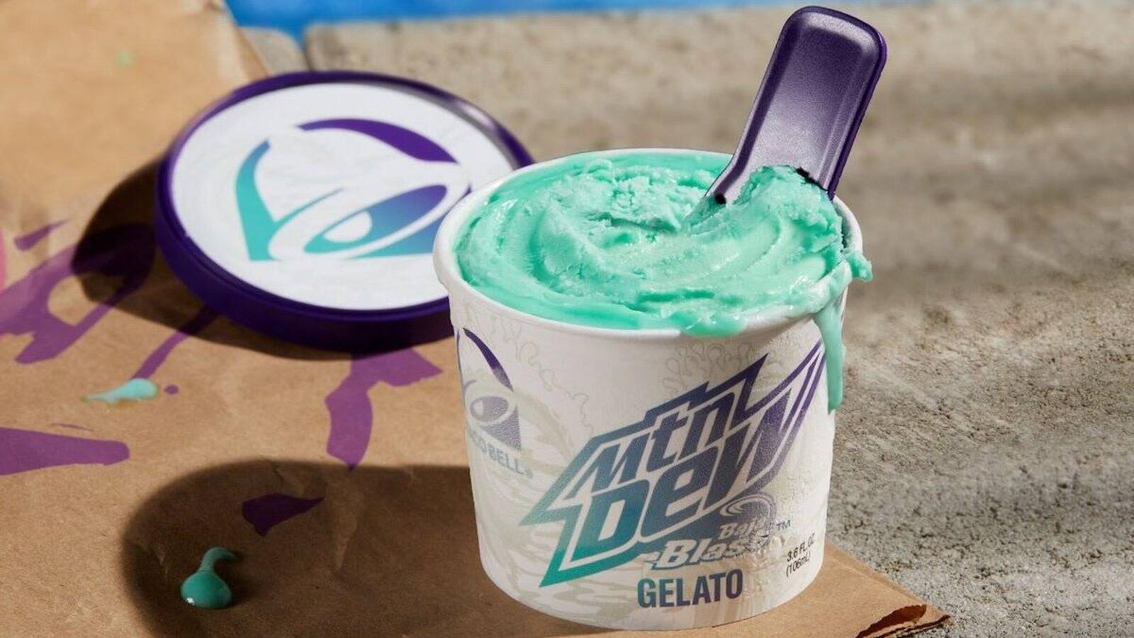 Taco Bell Will Release MTN DEW Baja Blast Gelato Nationwide Yardbarker