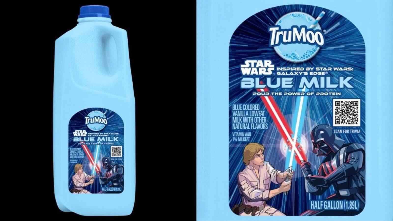 STAR WARS Blue Milk Is Coming to Grocery Store Shelves on Earth