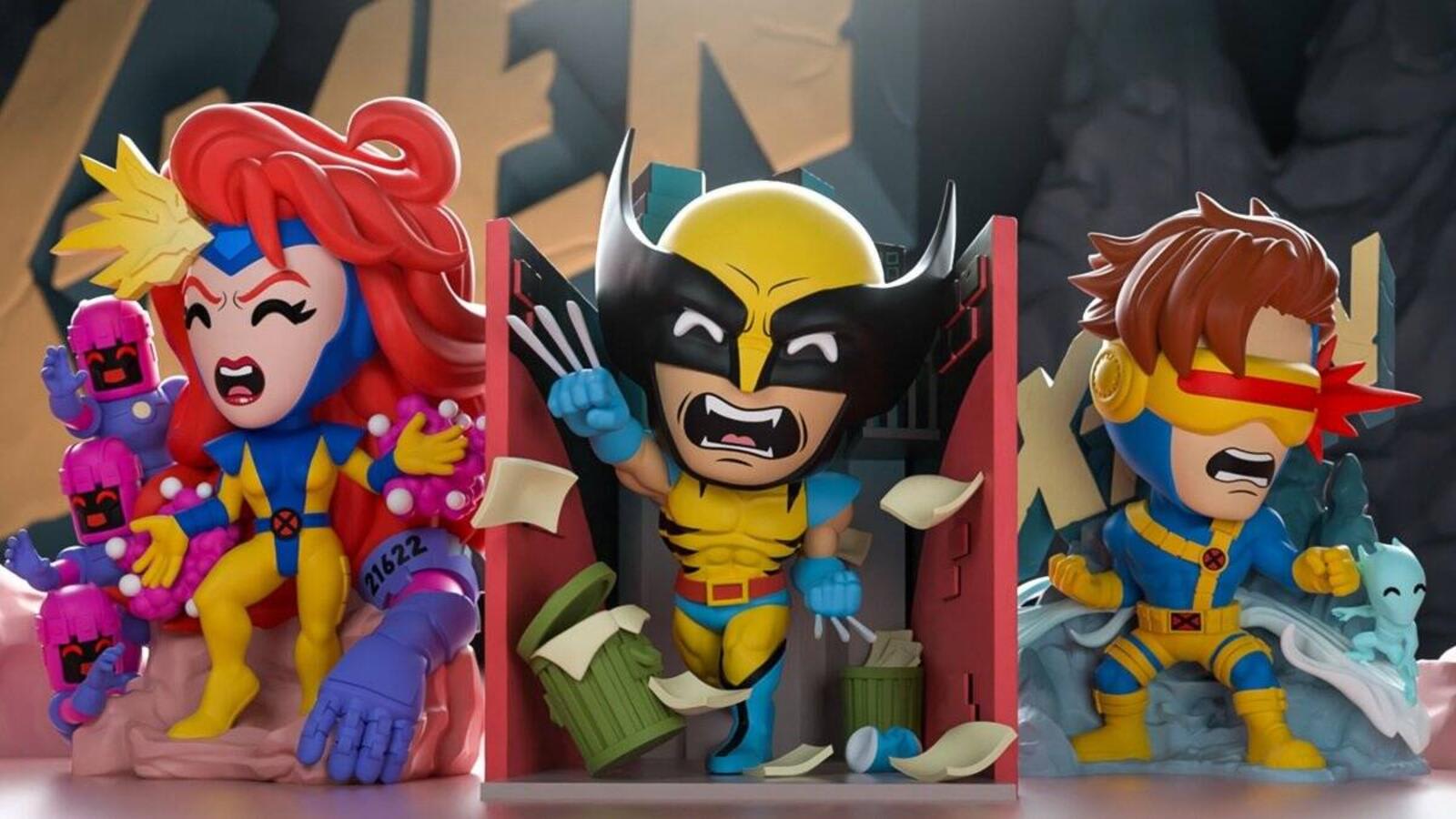 X-MEN YouTooz Figures Showcase Wolverine, Cyclops, and Jean Grey in ’90s Costumes