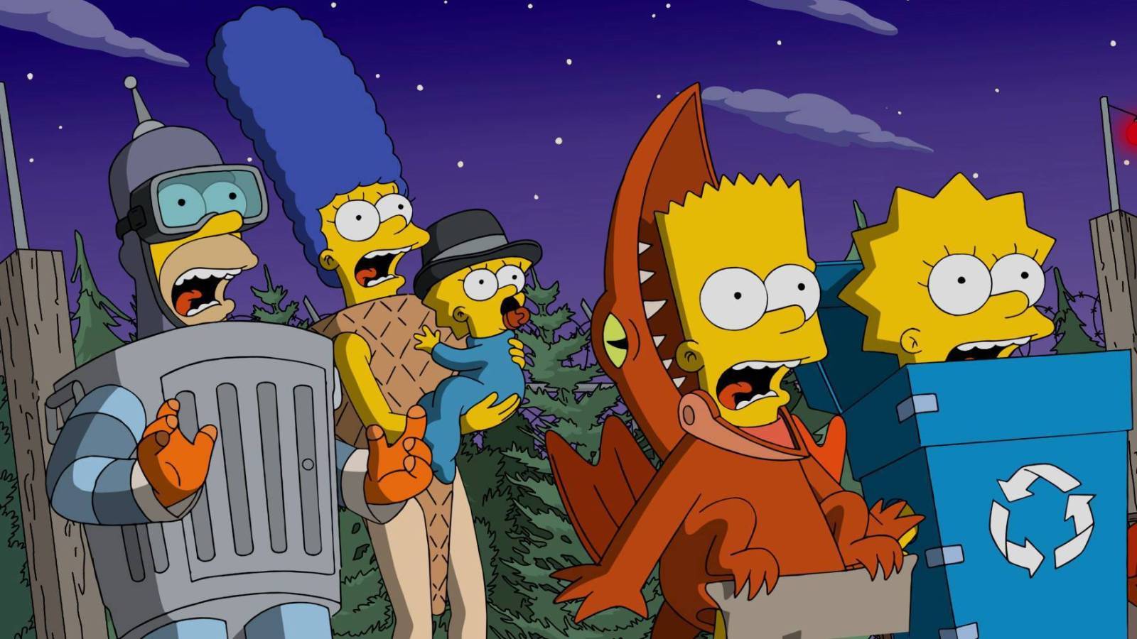 The Simpsons hits 600 episodes, and hits us over the head with it