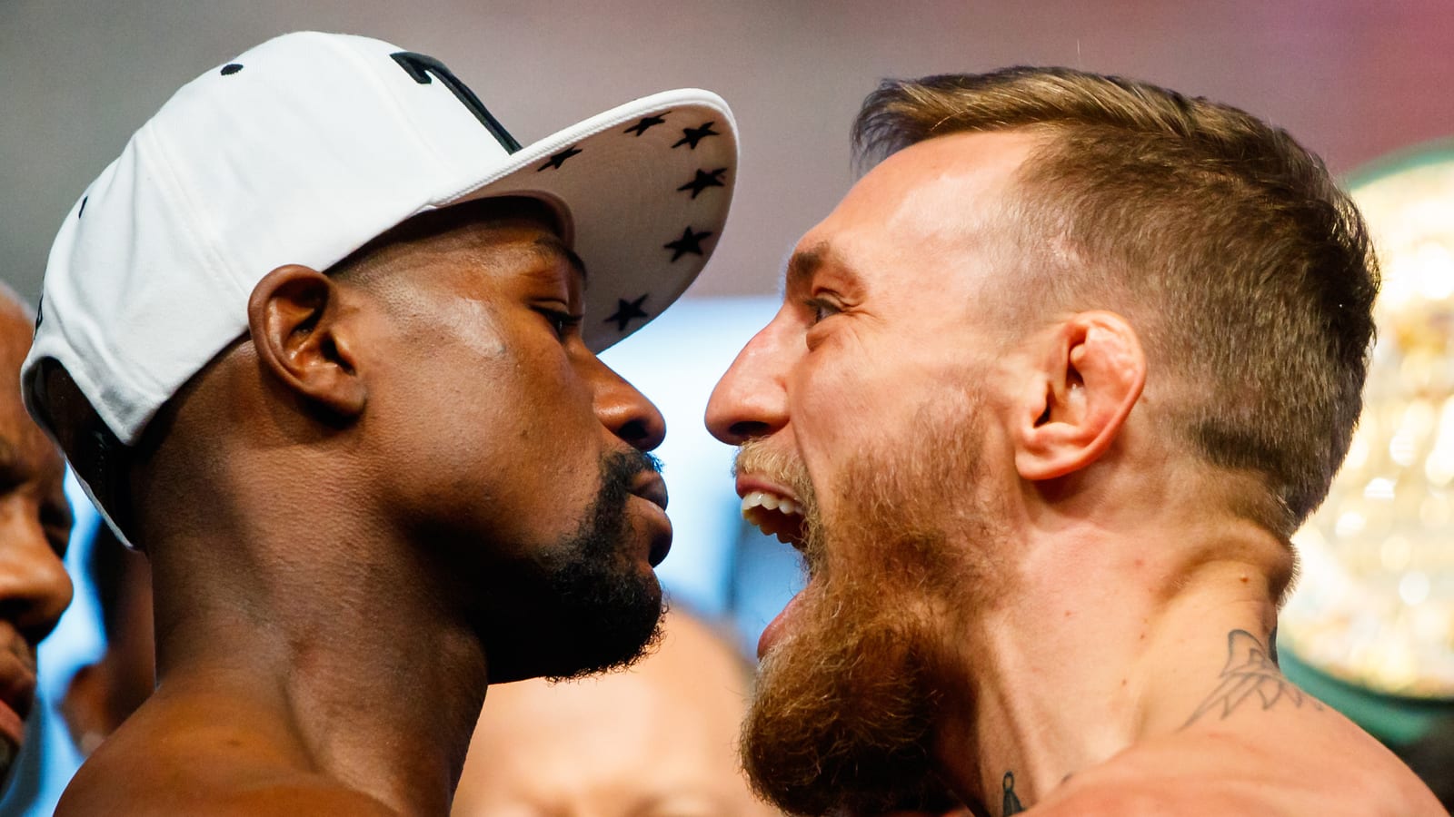 Floyd Mayweather and Conor McGregor through the years