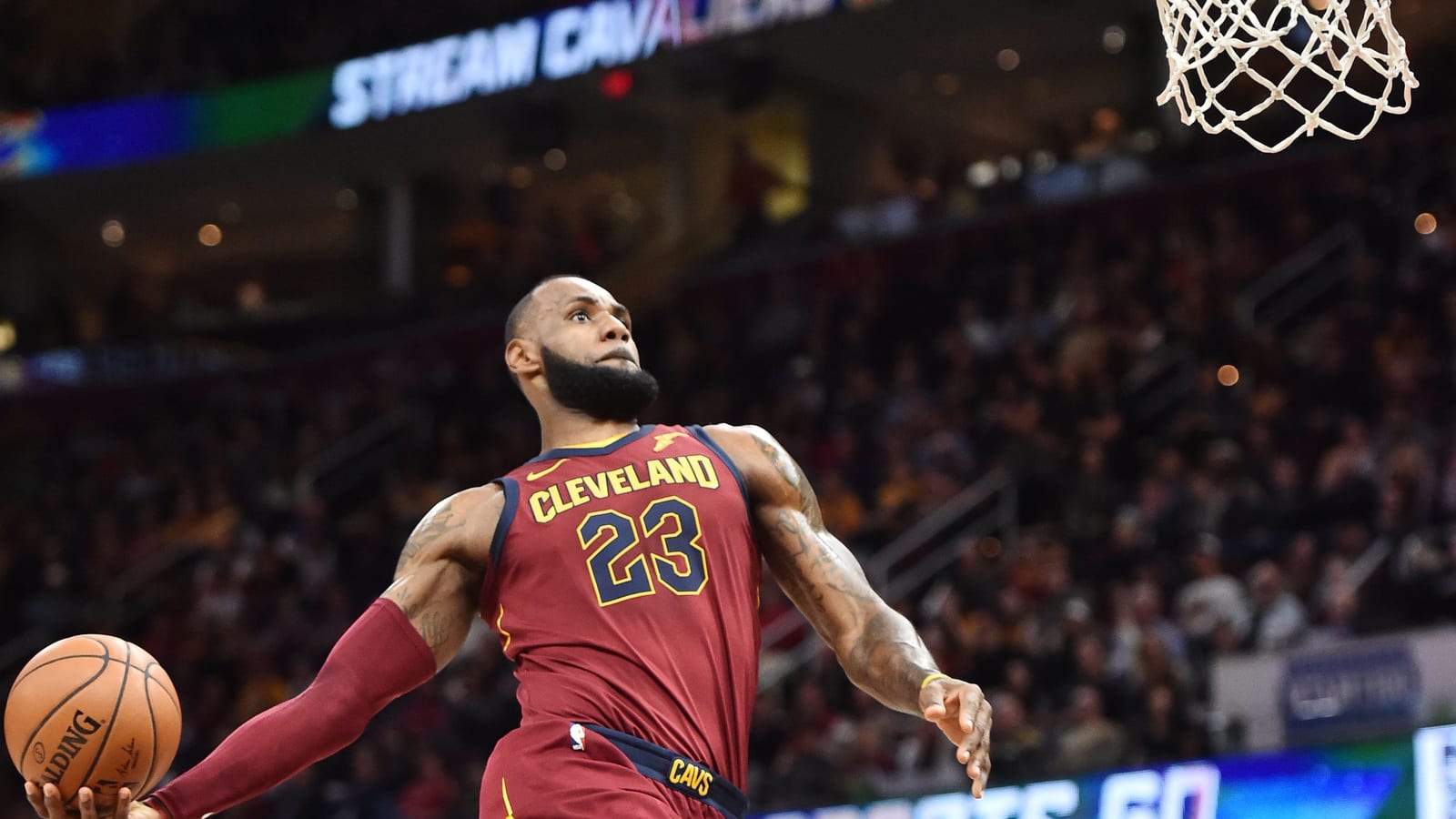 WATCH: LeBron James misses wide-open windmill dunk