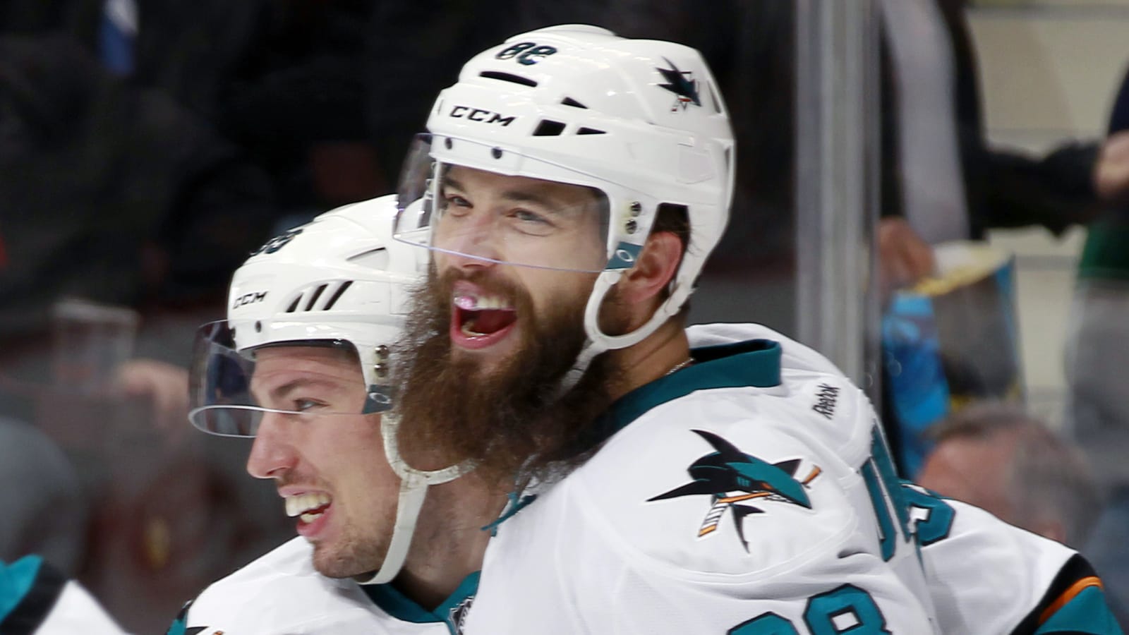 Joe Thornton has high praise for Brent Burns