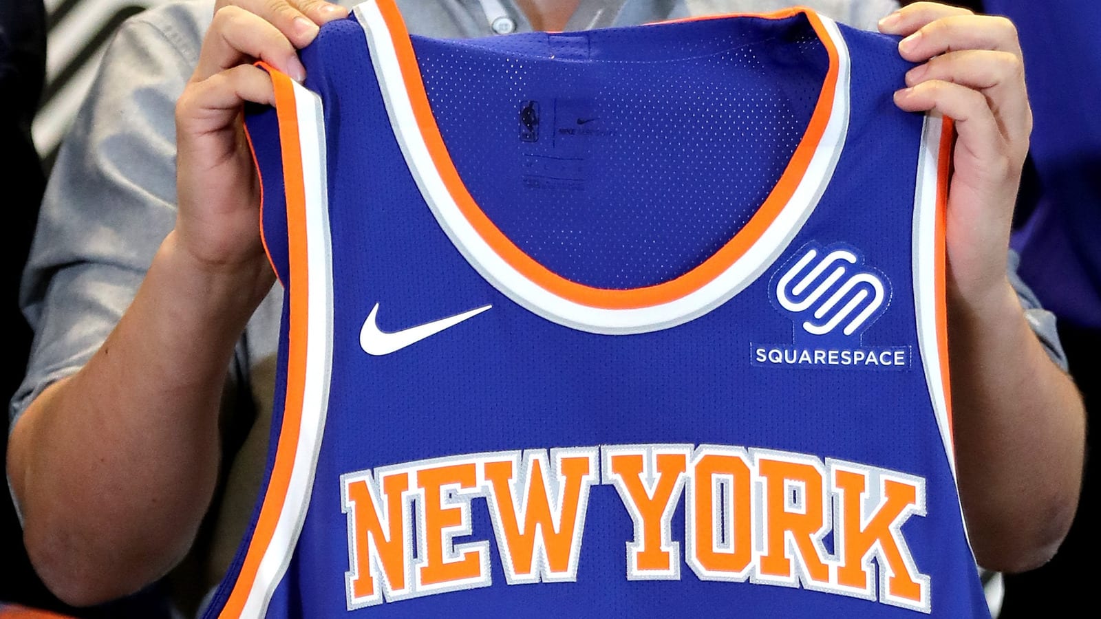 Triangle? Don’t be a square: Knicks unveil jersey ad patch