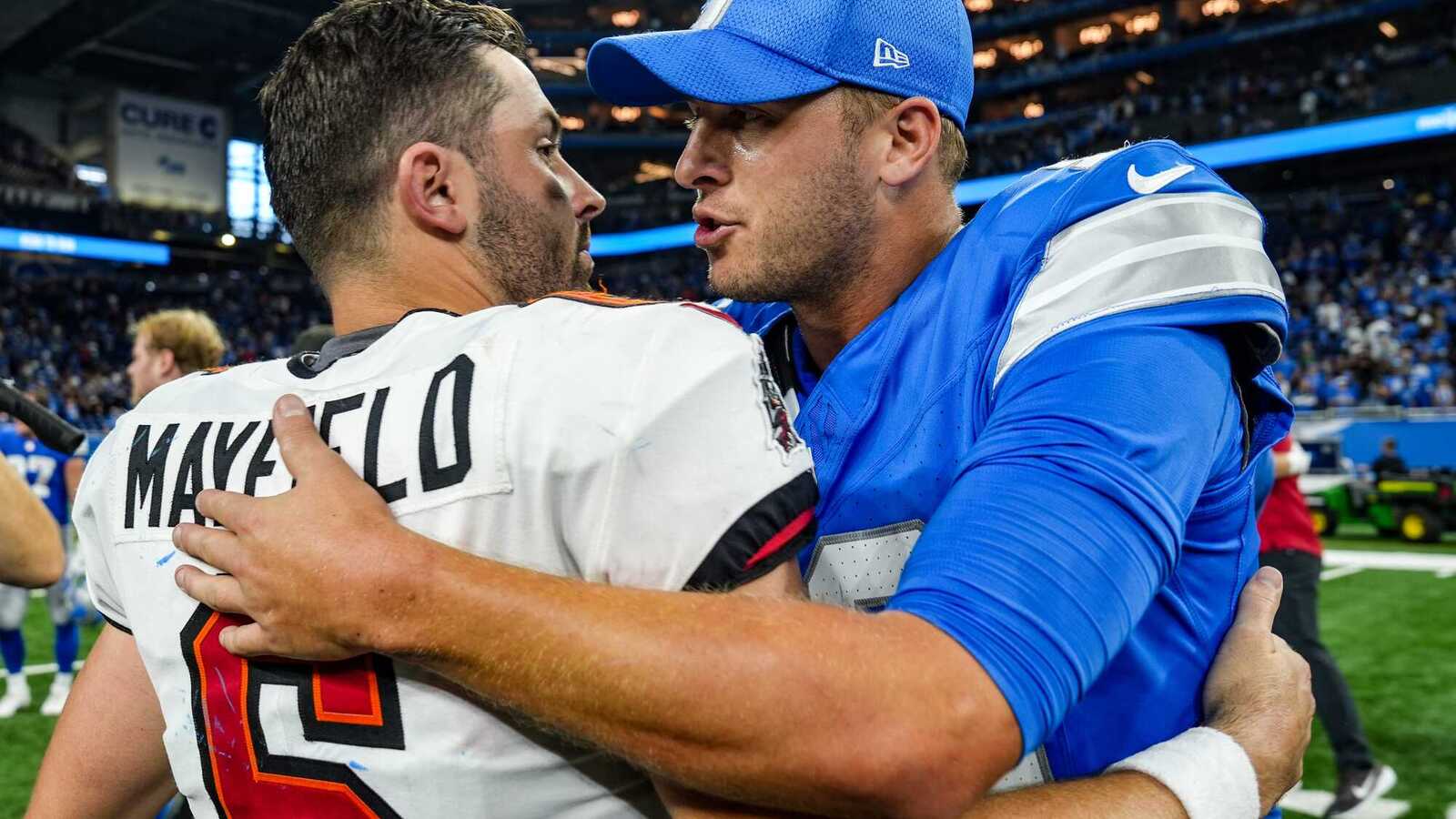 Which NFL QBs have won a playoff game with multiple teams?