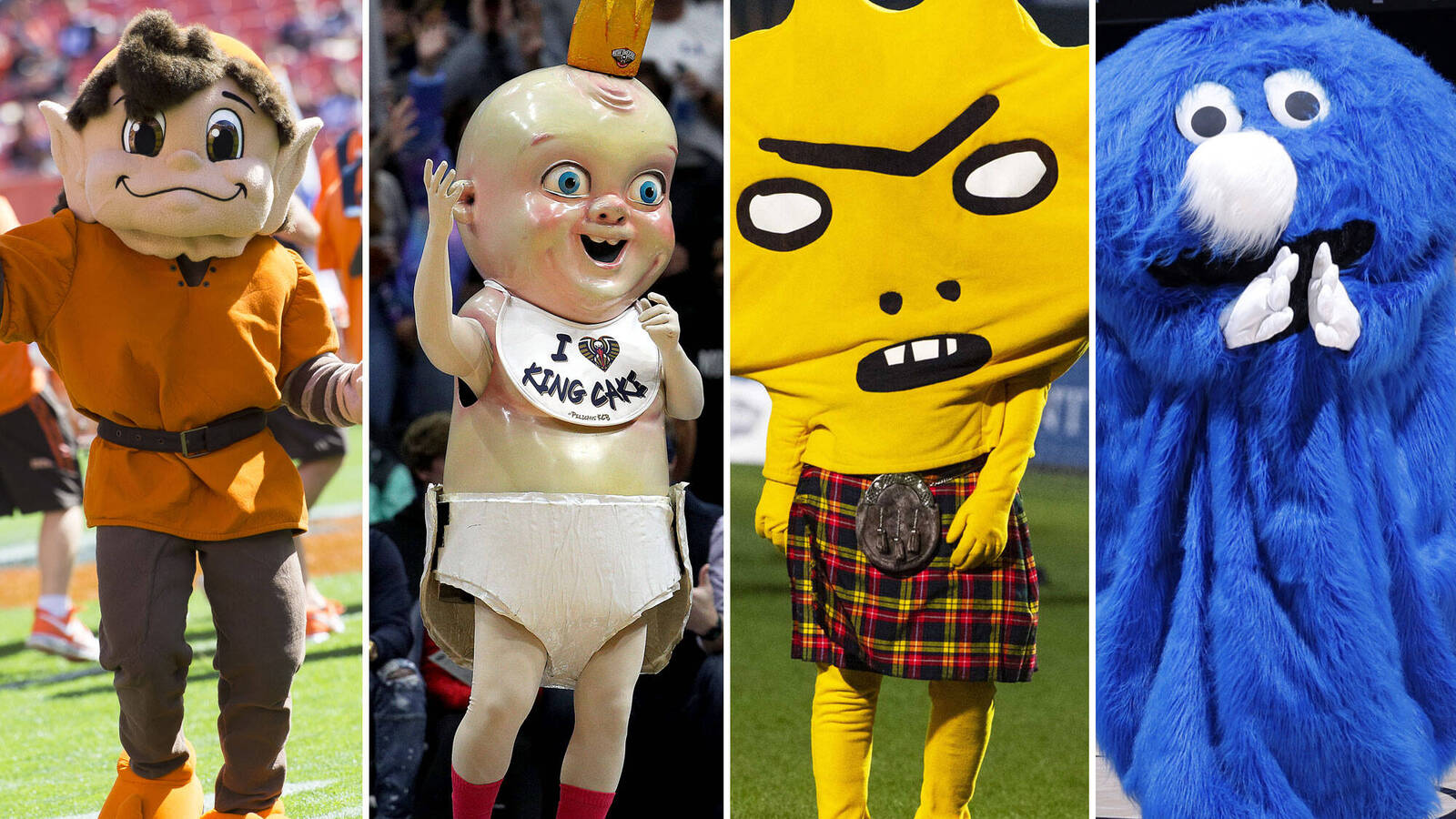 The weirdest sports mascots, past and present