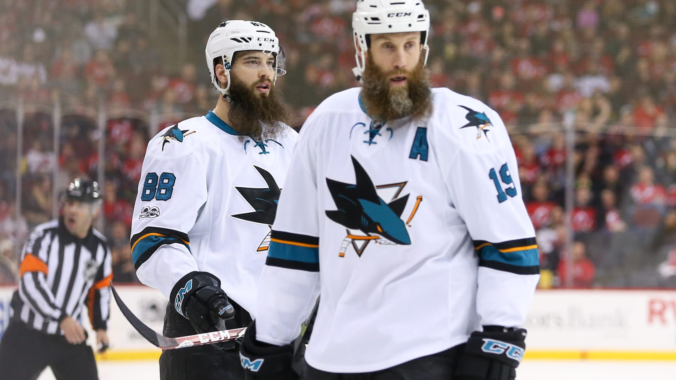 Brent Burns, Joe Thornton, and their beards gave us an iconic 'ESPN Body  Issue' cover 