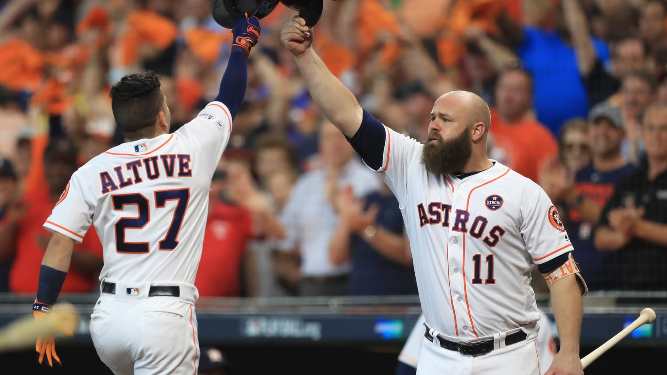 Evan Gattis Goes From Janitor To World Series Champ. 