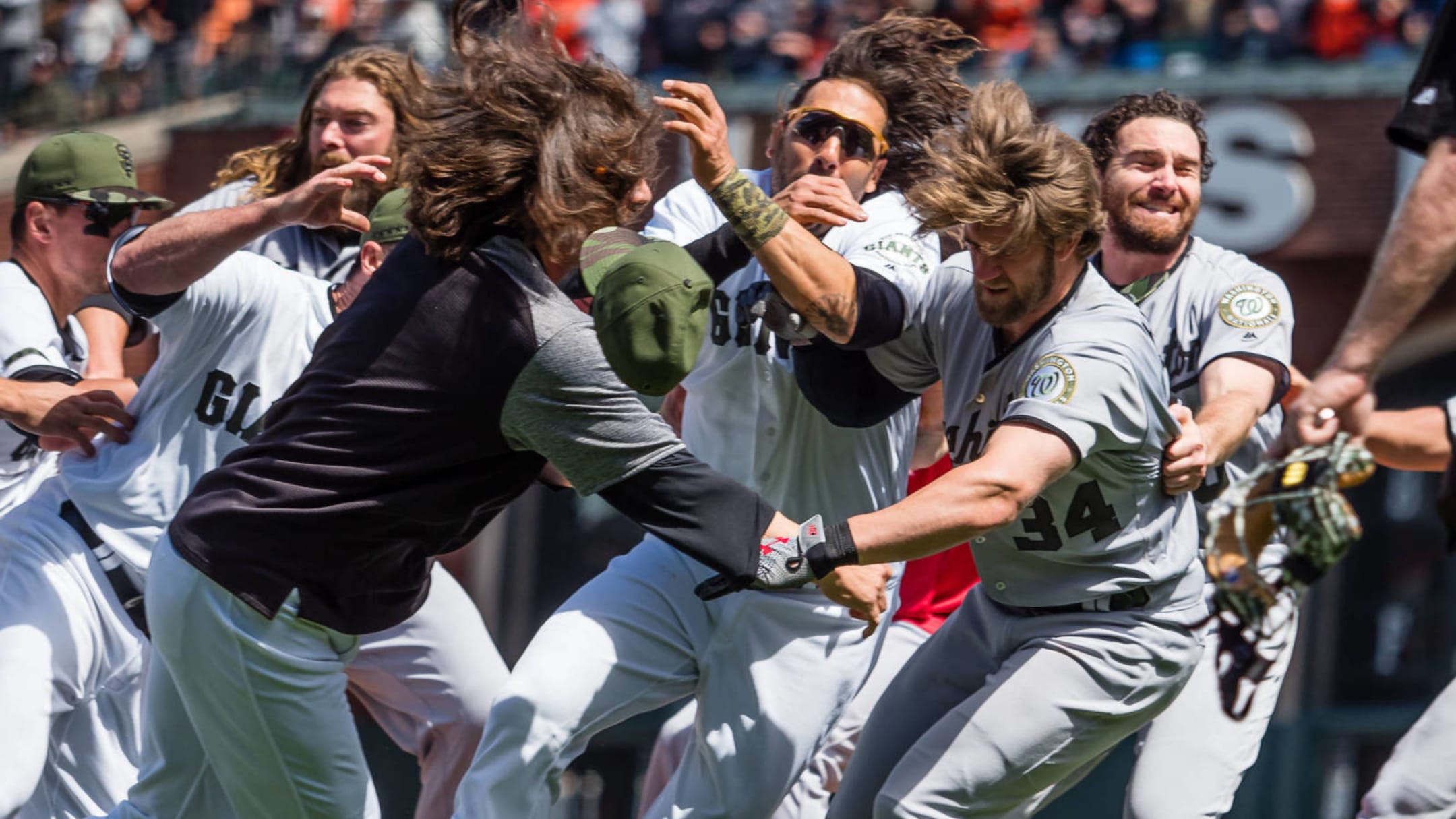 Hunter Strickland-Bryce Harper brawl ended Mike Morse's career