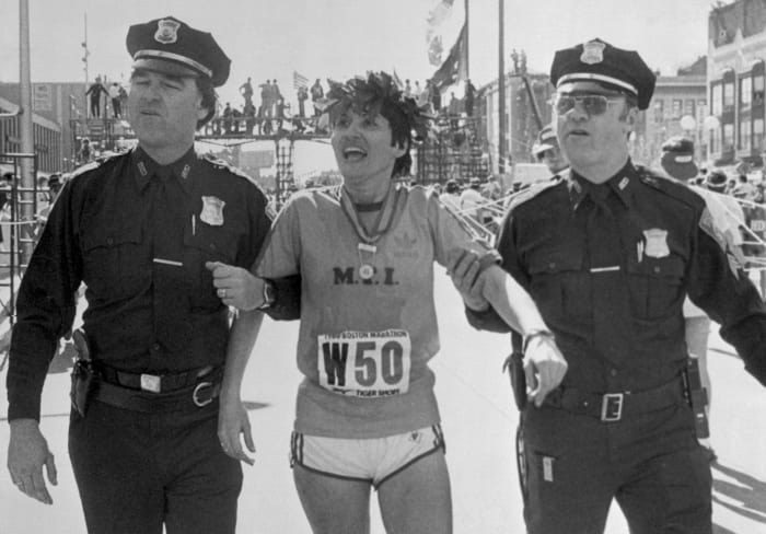 1980: Rosie Ruiz cheats in Boston Marathon