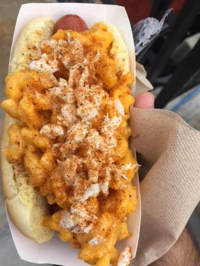 Worst: Crab 'n cheese dog, Baltimore Orioles