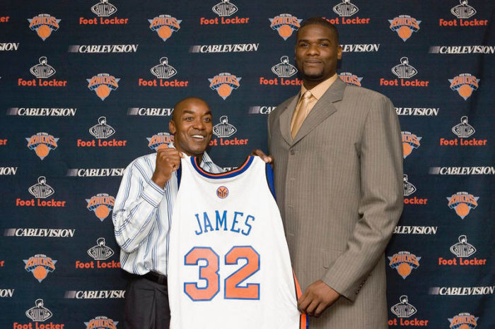 Jerome James to the Knicks