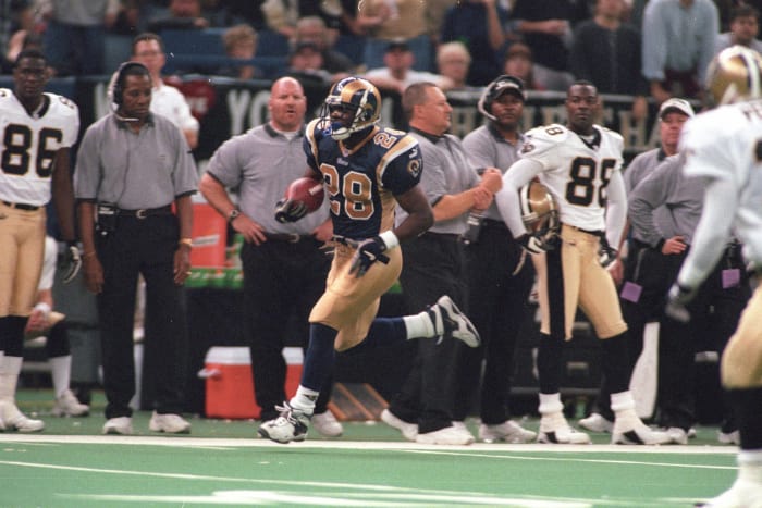 Marshall Faulk: Dec. 24, 2000