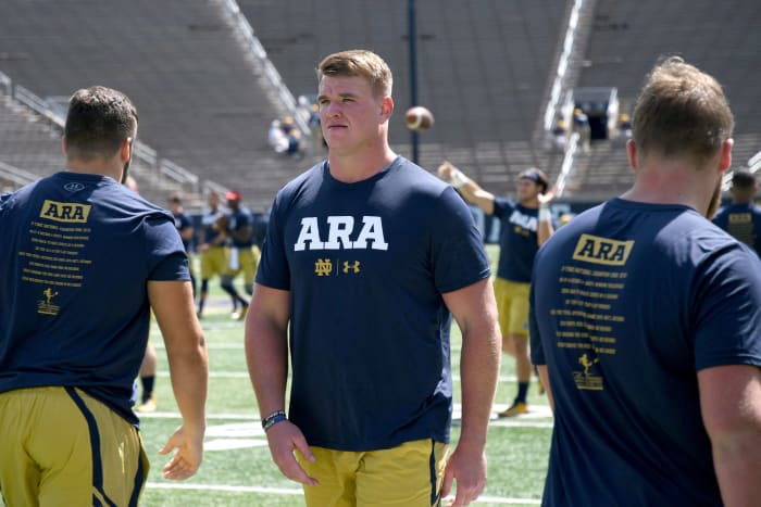 Denver Broncos: Mike McGlinchey, OT, Notre Dame