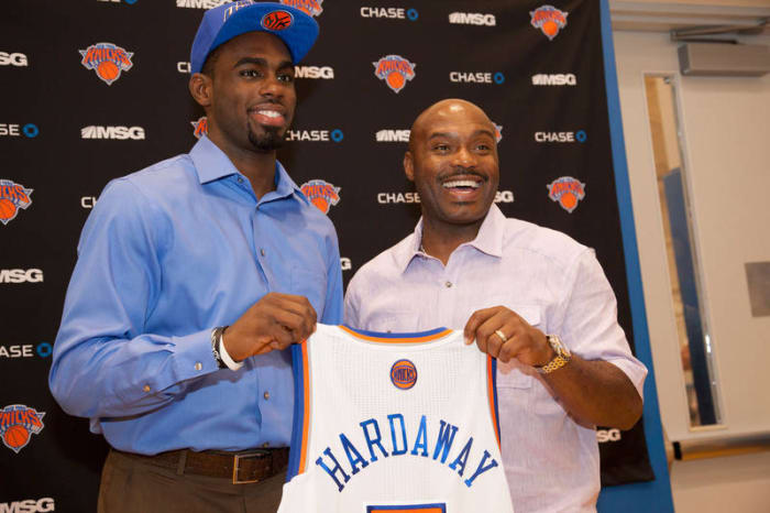 Tim Hardaway Sr. and Tim Hardaway Jr.