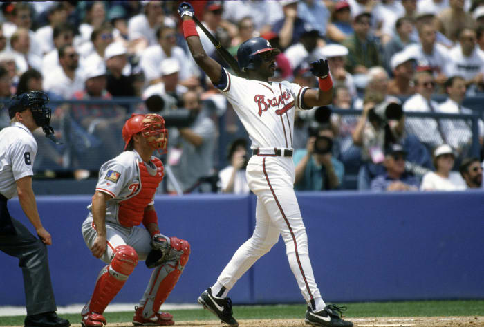 Fred McGriff of the Tampa Bay Devil Rays at Spring Training at the Al  News Photo - Getty Images