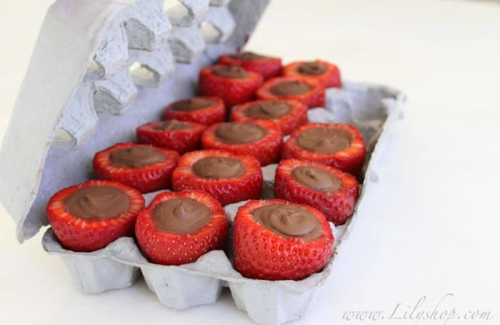 Chocolate-Filled Strawberries