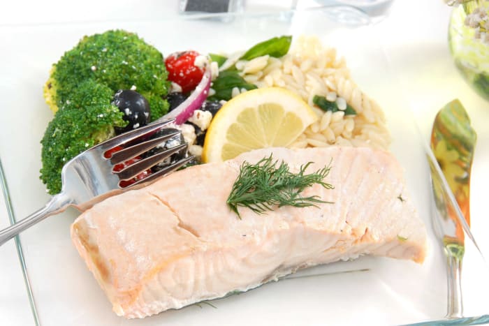 Poached Salmon