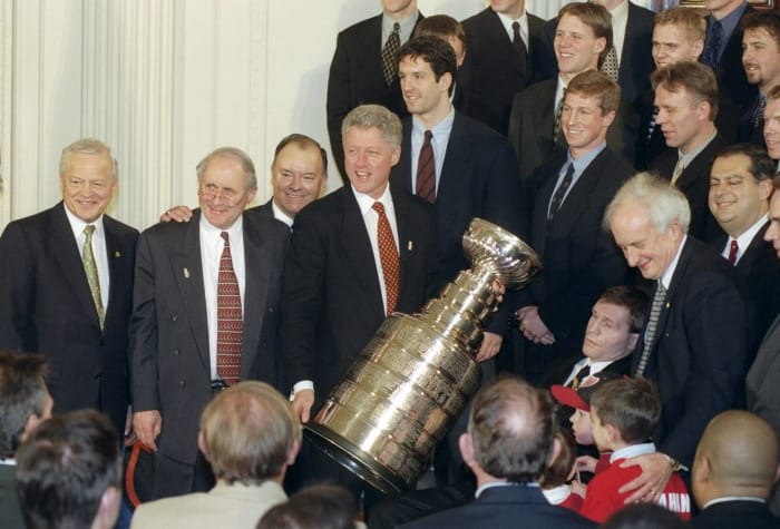 Reds visit White House after winning 1990 World Series