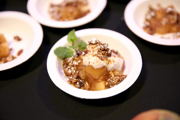 Apple compote with fig