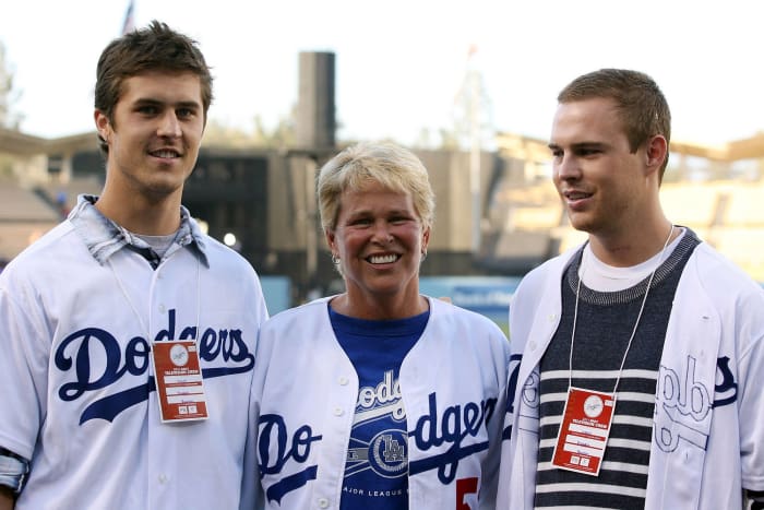 Ann Meyers and Don Drysdale