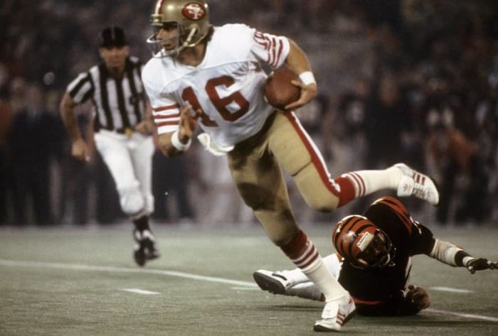 Joe Montana, QB, San Francisco 49ers - Super Bowl XVI