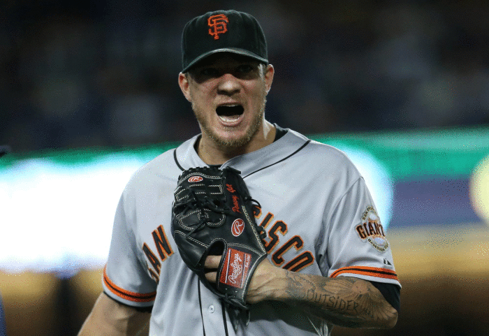 Jake Peavy, Giants
