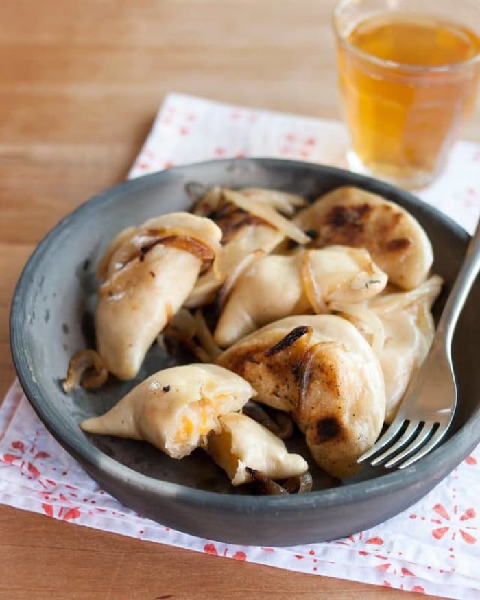 Sauerkraut, Potato and Cheese Pierogi