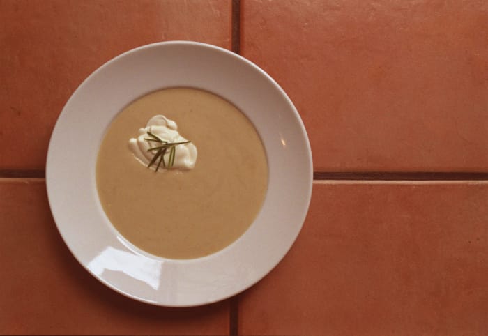 Mango-Raspberry Soup