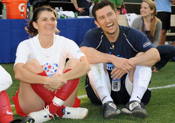 Nomar Garciaparra and Mia Hamm