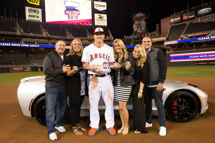 mike trout truck