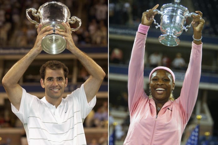 2002: Pete Sampras & Serena Williams