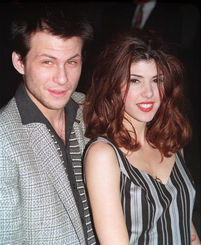 Christian Slater and Marisa Tomei, "Untamed Heart"