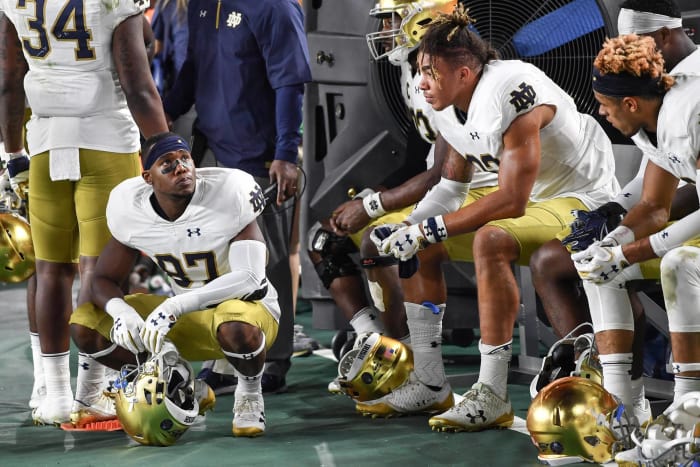 Navy at No. 9 Notre Dame