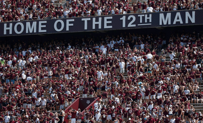 Texas A&M, one