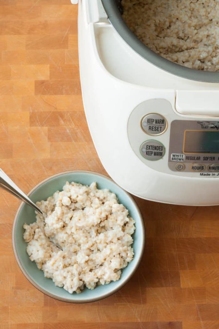 Rice Cooker Oatmeal