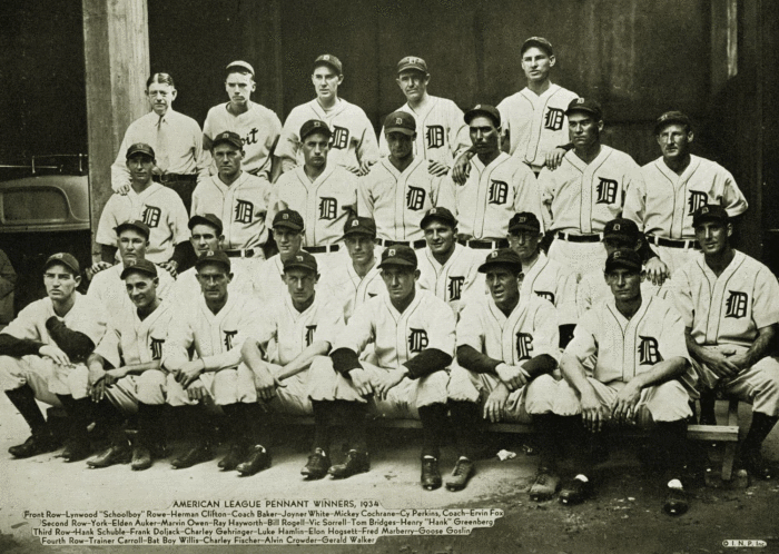 1934 Detroit Tigers