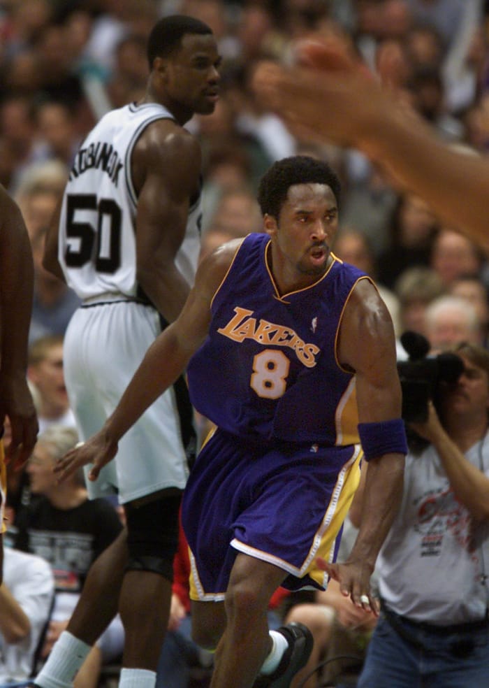 45 points, 10 rebounds vs. Spurs, Game 1, 2001 Western Conference Finals